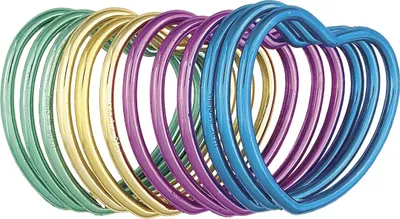 Produktbild von Unique Party 84797, Blau, Grün, Pink, Gelb, 12 Stück(e)