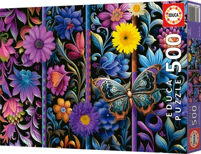 Productafbeelding van Educa Badda Bloom Puzzel, 500 stukjes, meerkleurig. Meerkleurig, één maat