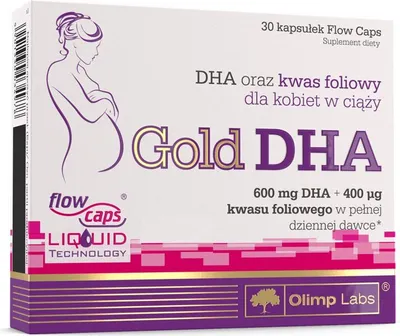 Immagine prodotto di Integratore alimentare Gold DHA per donne in gravidanza 30 capsule