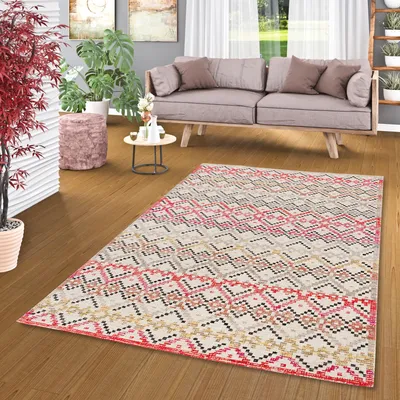 Produktbild von Designer Teppich Vintage Zoe Modern Bunt Stripes, Größe:200x290 cm