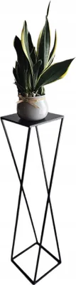 Produktbild von Blumenständer, Blumenhocker, Blumentopfständer Modern Pflanzenstand Pflanzenständer Pflanzenhocker, im Loft-stil, Stahl pulverbeschichtet, 100cm X