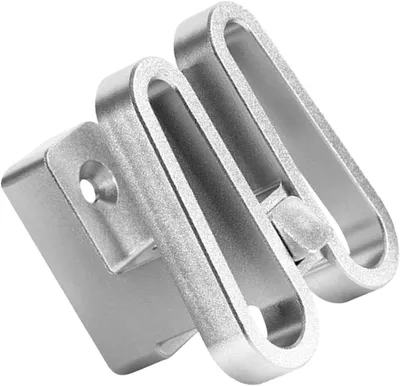 Immagine prodotto di Adattatore per bicicletta - Adattatore per telaio - Accessorio per bicicletta pieghevole - Lega di alluminio - 8,6 x 8 x 7,5 cm - Argento
