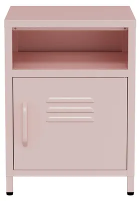 Productafbeelding van Lendo Online Nachtkastje Metaal 40x40x55 cm Roze