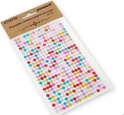 Immagine prodotto di Cristalli autoadesivi CR-02 colore misto 5mm