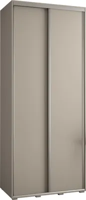 Produktbild von Kryspol Dakota 1 Schrank, zwei Türen - 235,2x110x60cm - Kaschmir Silber
