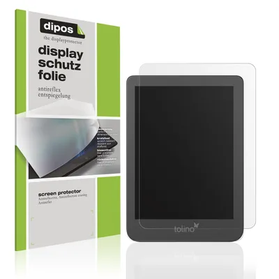 Produktbild von 2x Schutzfolie für Tolino Shine 4 / 5 matt Displayschutzfolie Folie Display Schutz dipos