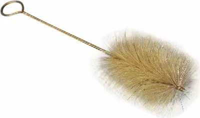 Image de BÜMAG 208-02 Pinceau à eau bénite, 18 cm, Ø 6 cm, beige/laiton