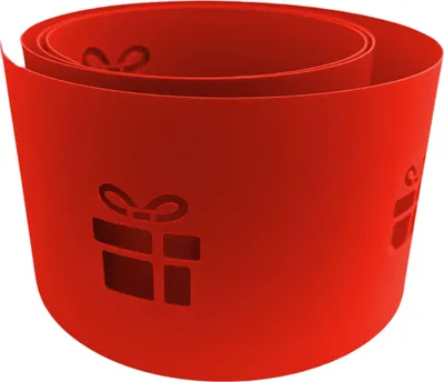 Produktbild von zaun|zu PREMIUM Weihnachten GESCHENKE Sichtschutzstreifen Rot 2,55m