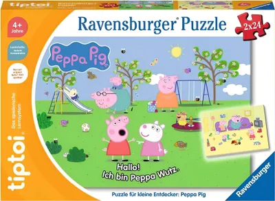 Obrázek produktu pro Puzzle pro malé průzkumníky: Prasátko Peppa Ravensburger 00163