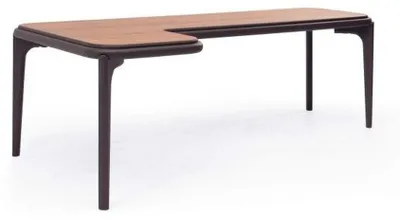 Obrázek produktu pro Elegantní konferenční stolek do obývacího pokoje ve tvaru L moderní novinka šedé barvy