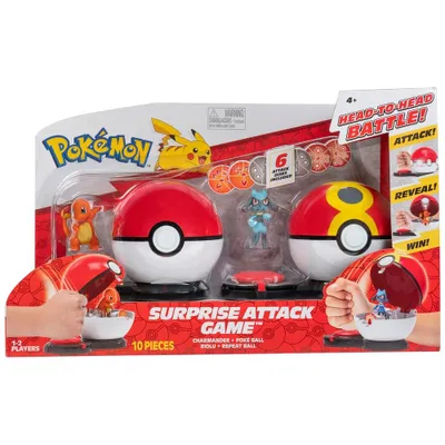 Obrázek produktu pro Pokémon figurková bitva Surprise Attack Game Charmander vs. Riolu s pokeball