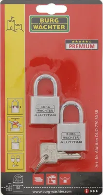 Immagine prodotto di Lucchetto a cilindro Alutitan SB