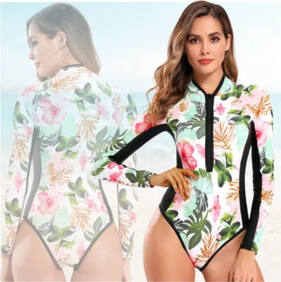 Zdjęcie produktu dla Strój kąpielowy jednoczęśćiowy do surfingu modelujący wyszczuplający xxl