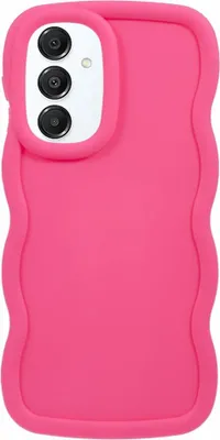 Immagine prodotto di Custodia per Samsung Galaxy A16 - Cover posteriore in silicone Phonesta Wavy - Hot Pink