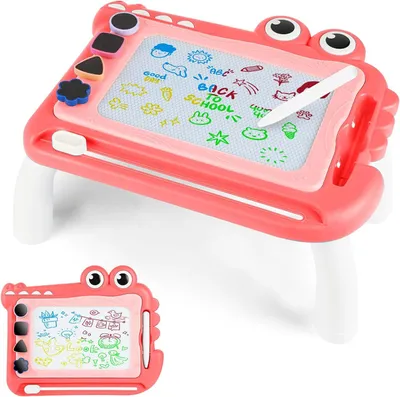 Image de Tableau magnétique pour enfants, multicolore, avec des tampons, 1 pièce, pour des jeux créatifs