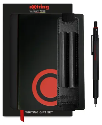 Produktbild von rotring Druckkugelschreiber 600 schwarz Geschenkset