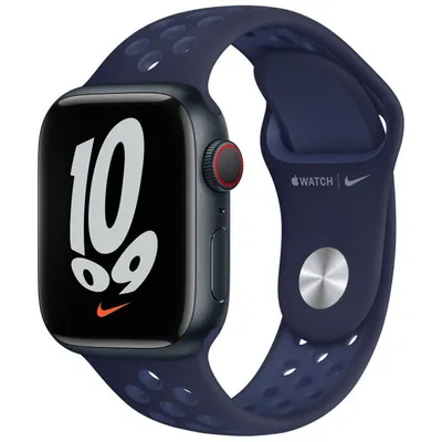 Produktbild von Apple ML863ZM/A Intelligentes tragbares Accessoire Band Navy Fluor-Elastomer