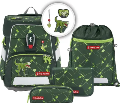 Immagine prodotto di Step by Step SPACE SHINE set di cartelle "Dino Night Tyro", 5 pezzi