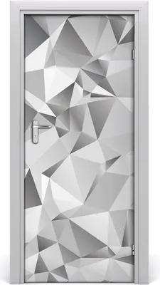 Produktbild von Tulup Türaufkleber 85x205 cm Dekorative Aufkleber Selbstklebend Wasserdichte Tapete Abnehmbar Schlafzimmer Wohnzimmer Wohnkultur - 3D-Abstraktion