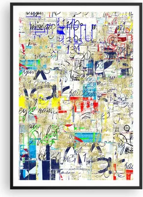 Produktbild von Gerahmtes Poster - Schwarzer Rahmen - Straße Graffiti Wand Wandmalerei - 70x100 cm - Wand Bild - Wanddeko - Wandbilder - Wandposter - Bilderrahmen - Bilder - Kunstdruck - Wandbild - P2BPA70x100-2907