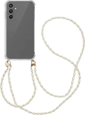 Image de imoshion Coque arrière avec cordon + brassard - Perles pour le Samsung Galaxy A25 (5G) - Transparent