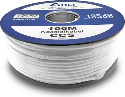 Produktbild von ARLI 100 m Koaxialkabel max. 135 dB