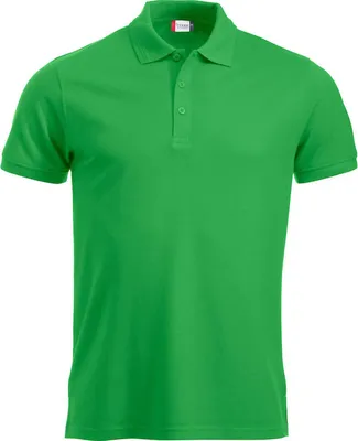 Produktbild von Clique Poloshirt Manhattan mit Ärmelbündchen, Jacquard-Kragenstreifen und 3-Knopf-Leiste
