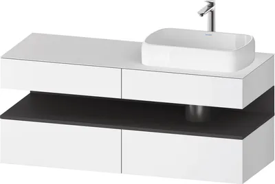 Produktbild von DURAVIT QA4766049180000 QAT KWTU WH Eck 1400x550x600 Wß Mt. H
