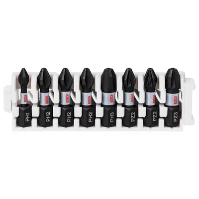 Image de Packs d’embouts de vissage BOSCH Professional 2608522323 Impact Control (8 pièces)
