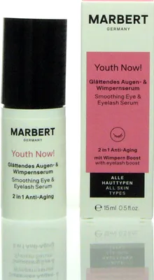 Produktbild von Marbert Youth Now! Glättendes Augen- und Wimpernserum 15 ml