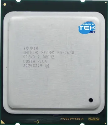 Obrázek produktu pro Intel Xeon E5-2650, Intel® Xeon® E5 Family, LGA 2011 (Socket R), 32 nm, Tác, Intel, E5-2650