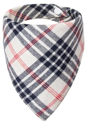 Imagen del producto de Bufanda para perros de cuello ajustable, a cuadros, transpirable, para perros de tamaño mediano a grande, de 15 a 40 kg
