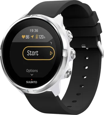 Obrázek produktu pro Suunto 9 Baro, Suunto 9, Suunto 7, Sony Smartwatch 2 Řemínek: silikonový řemínek imoshion se stříbrnou sponou bez instalační pomůcky