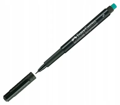 Produktbild von Faber-Castell Permanentmarker schwarz wasserfest 1 Stück