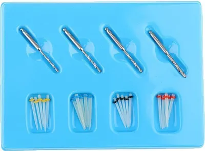 Produktbild von 1 Box Dental Fiber Set 20 Stück Fiber Post & 4 Bohrer Zahnarzt Produkt