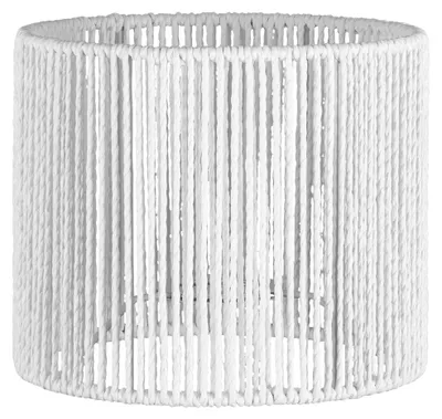 Produktbild von Home Sweet Home Papiergewebter Lampenschirm Weiß - ø20 x 17 cm