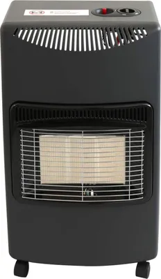 Produktbild von Infrarot Gasheizung 4,2 KW 3 Stufen anthrazit für 20-80m² Butan Propan Gas