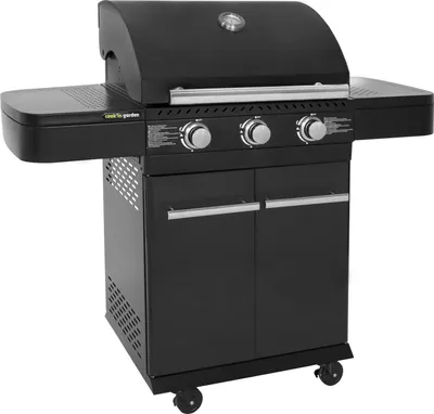 Image de Barbecue au gaz FYRA avec thermomètre - 3 brûleurs
