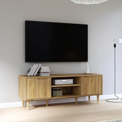 Immagine prodotto di FORTE Sherbrooke, mobile TV con 2 ante, facile da montare grazie al sistema EasyKlix, dimensioni 150 x 160 cm