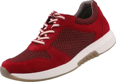 Image de GABOR Rollingsoft Baskets Femme Rouge