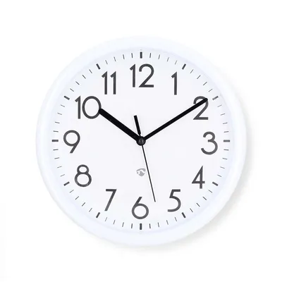 Immagine prodotto di Orologio da parete | Diametro: 220 mm | Plastica | Bianco