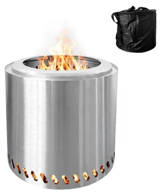 Produktbild von Rauchfreie Feuerschale aus Edelstahl, 38 cm