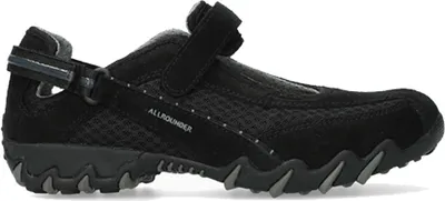 Produktbild von Mephisto Damen Slipper Niro C. Suede, Schwarz, Größe 6, Leder, Wechselfußbett, Klettverschluss