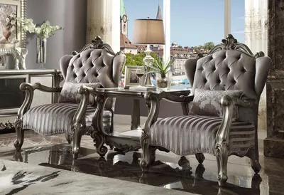 Produktbild von Textil Sessel 1 Sitzer Sofa Polster Sofas Design Luxus Klassische Barock Rokoko