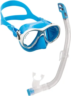 Produktbild von Cressi Premium Kinder Schnorchelset aus Hochwertigem - 7/13 Jahre