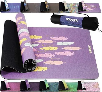 Produktbild von Famanu Yogamat 6 mm rutschfest - 183 x 61 cm