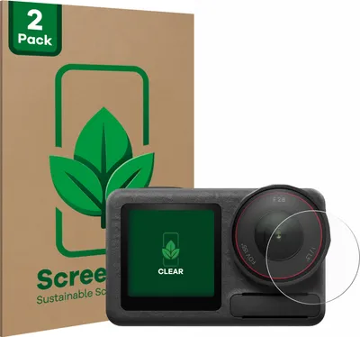 Produktbild von 2x ScreenLeaf Schutzfolie für DJI Osmo Action 5 Pro (Linse) Displayschutz Display Schutz Folie Klar Transparent