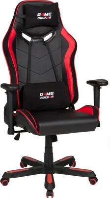 Produktbild von Gaming Stuhl Large bzw. Drehstuhl Game Rocker schwarz-rote Bezugkombination