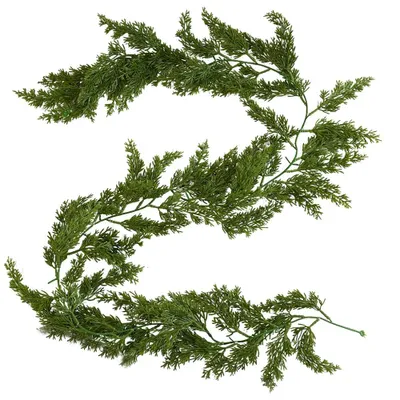 Künstliche Zedern-Girlande 180 cm, Weihnachtskranz, Kunstpflanze