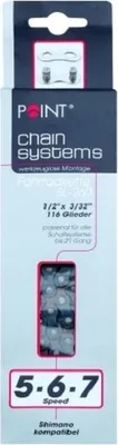 Produktbild von POINT SL-260 Kette 116 Glieder 1/2x3/32 5/6/7 Speed - bis 21 Gang